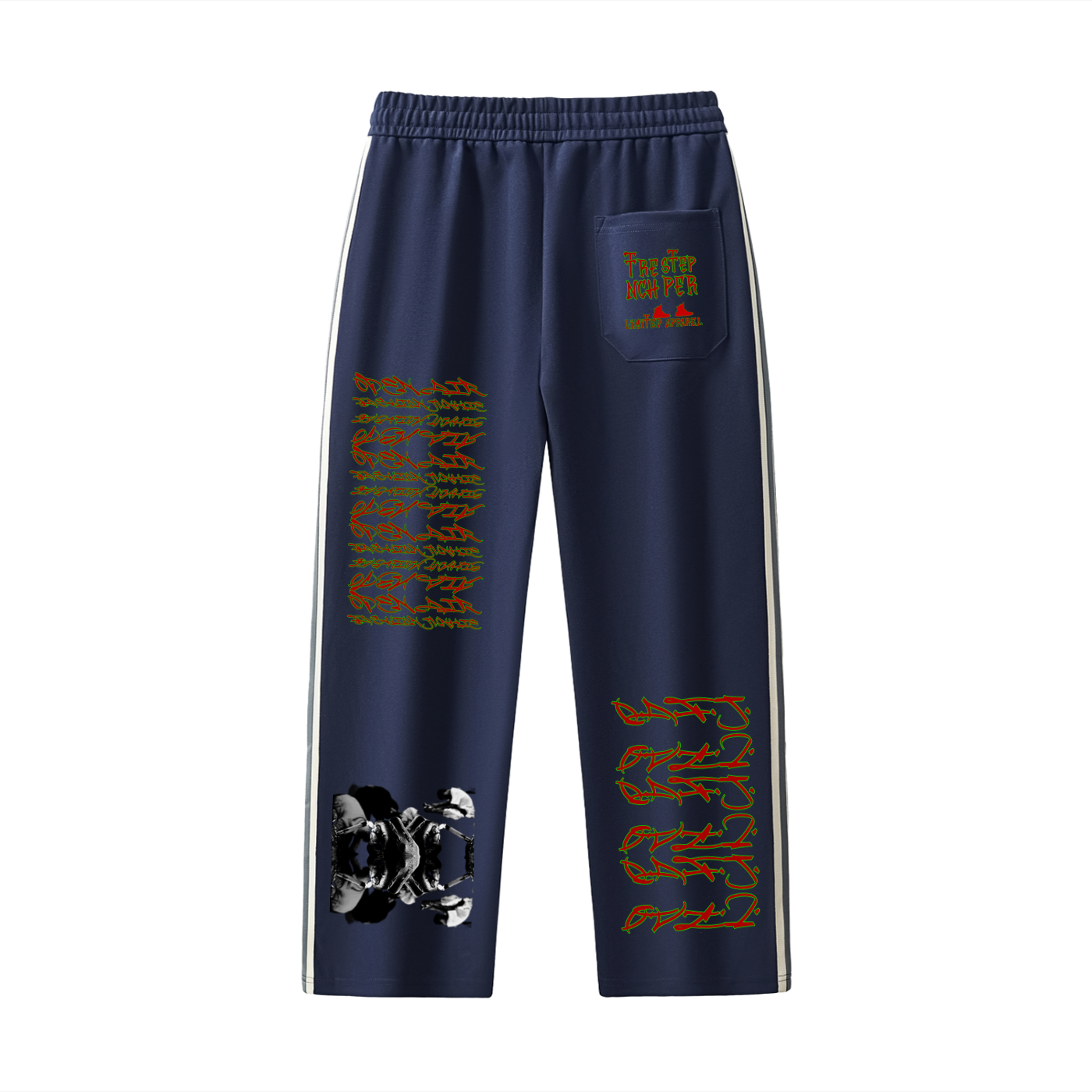 TrenchStepper x Opium Era Side-Stripe Pants