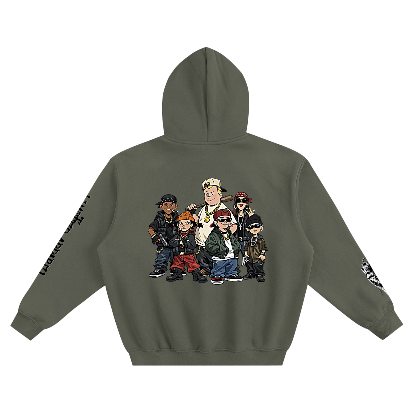 TrenchStepper Class Dismissed Fleeced Boxy Hoodie