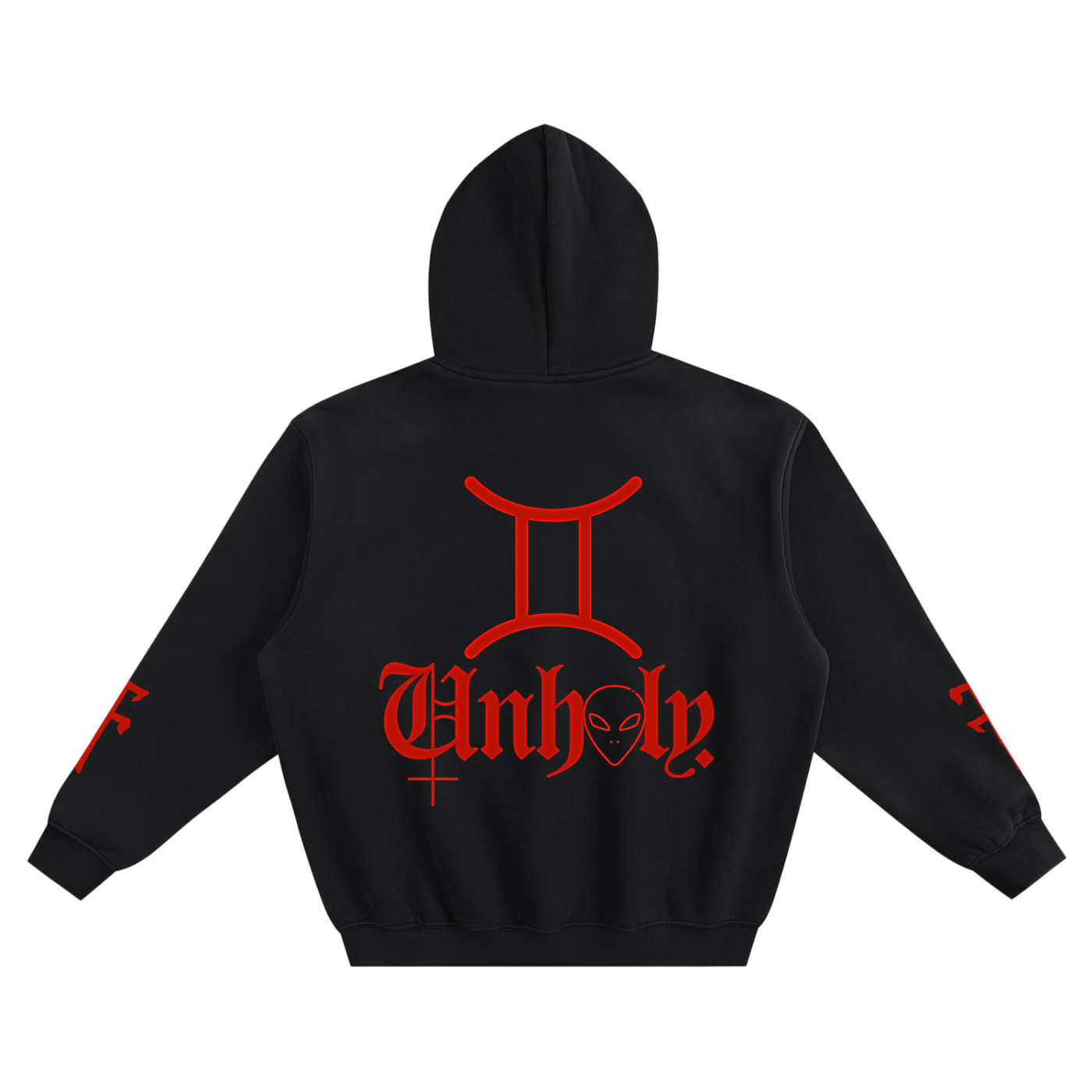 TrenchStepper x 2Unholy Boxy Hoodie