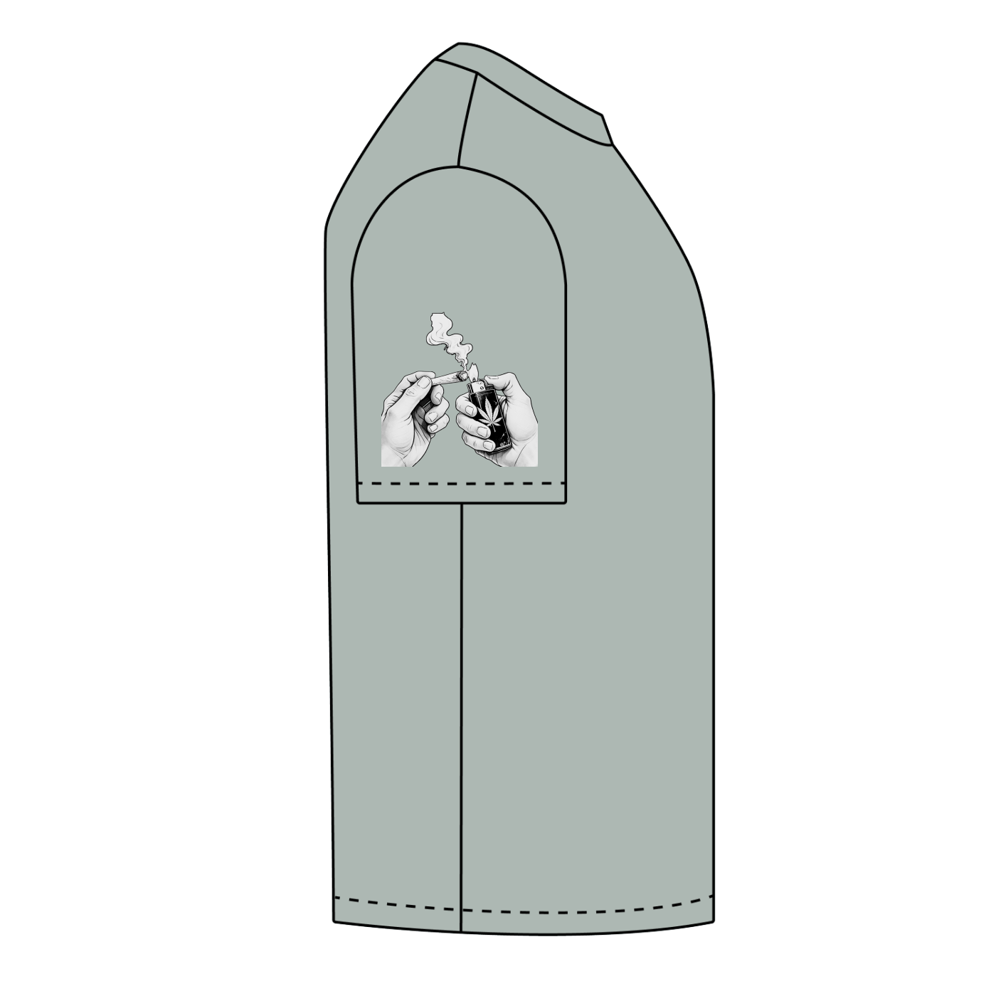 TrenchStepper 420 Heavyweight T-Shirt