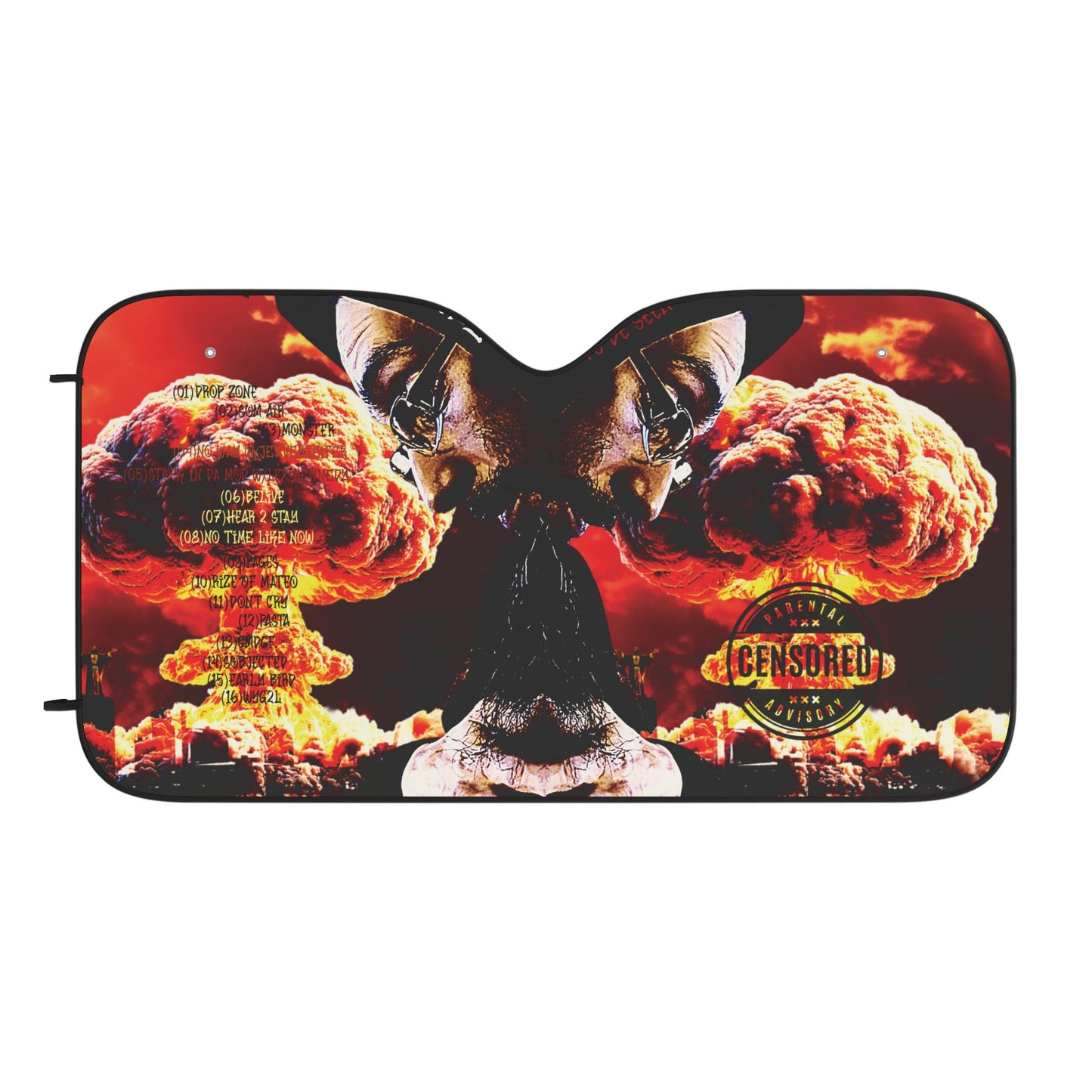 Revival To Be Seen (Album Cover) Car Sun Shade — Nuclear Explosion Windshield Cover
