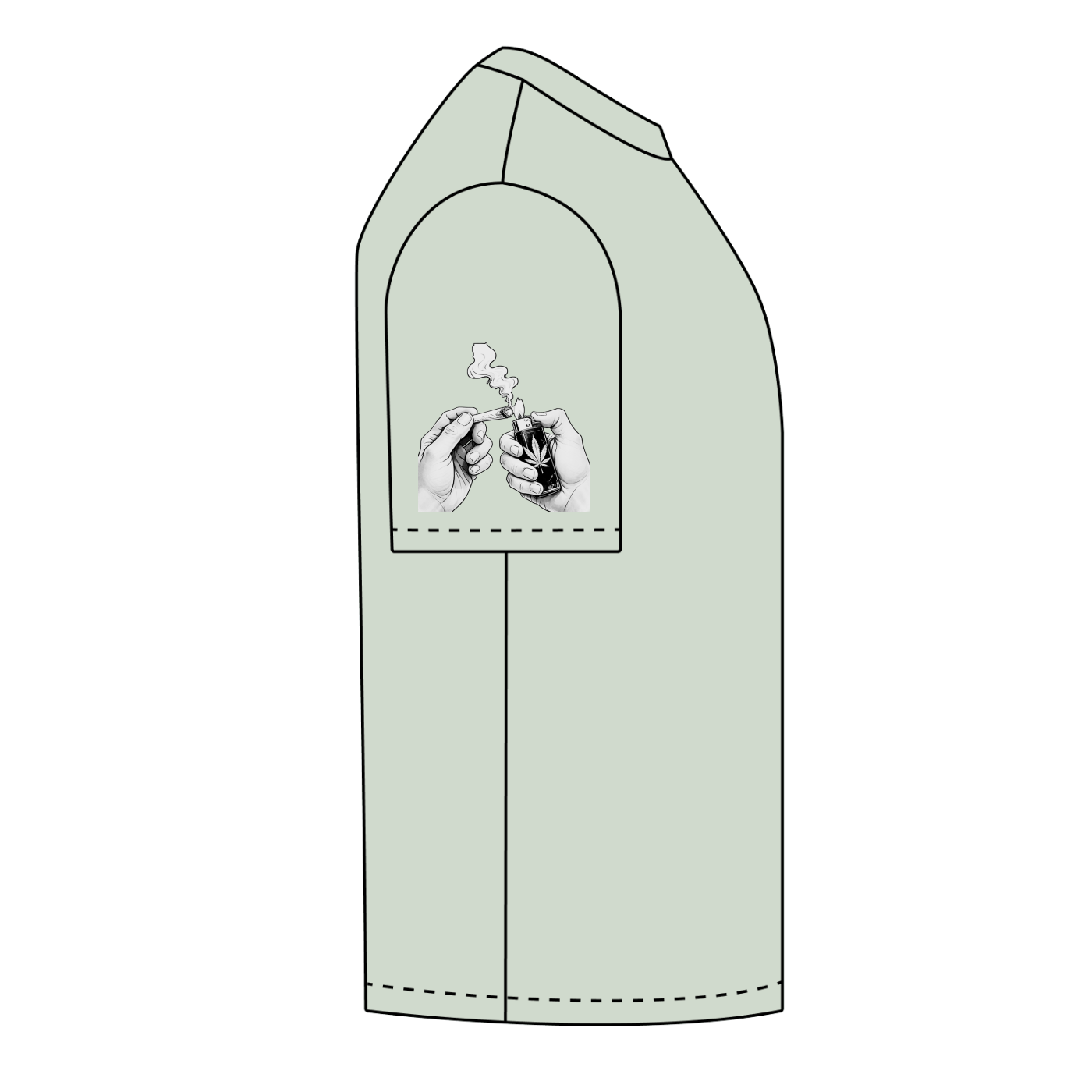 TrenchStepper 420 Heavyweight T-Shirt