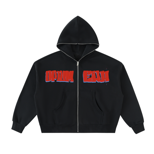 TrenchStepper x Opium Era Full-Zip Hoodie