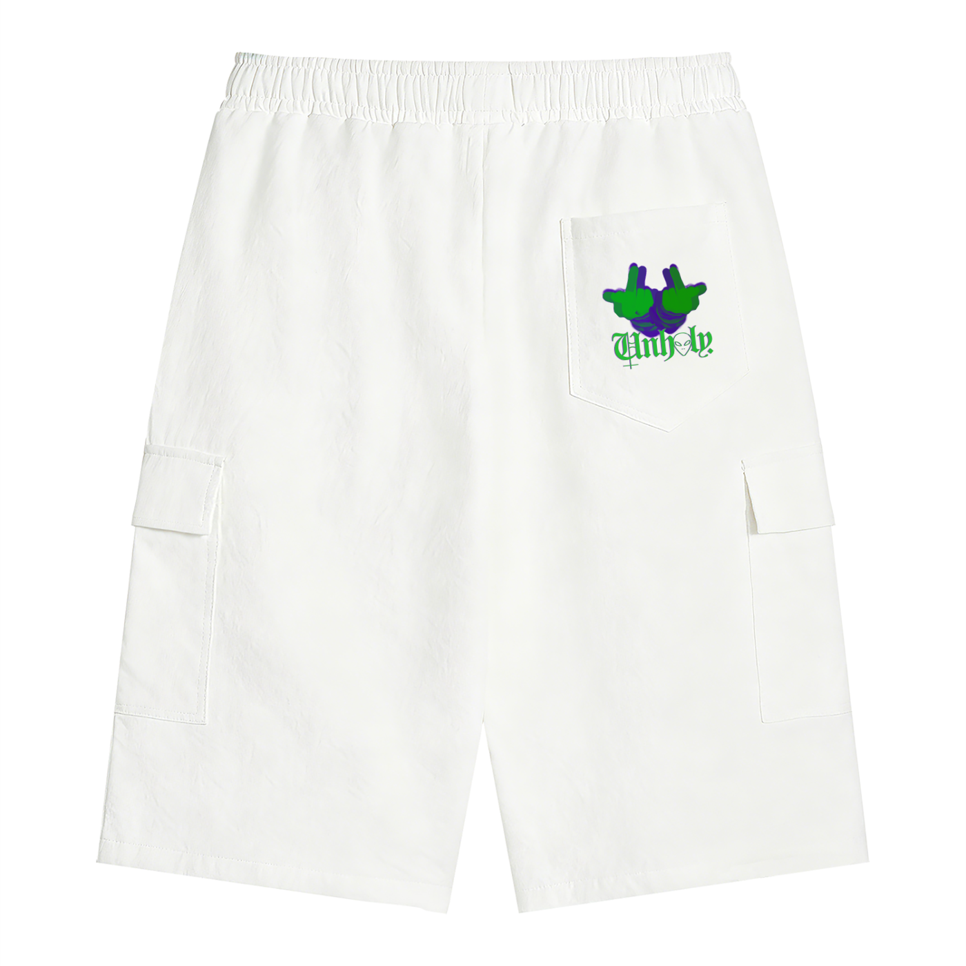 2Unholy Hear No Evil Cargo Shorts