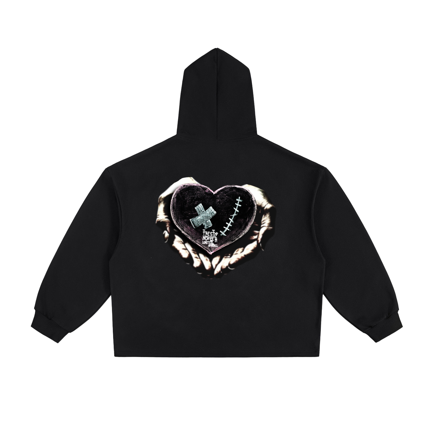 TrenchStepper Limited Apparel Heavyweight Oversized Drawstring 2Unholy Hoodie