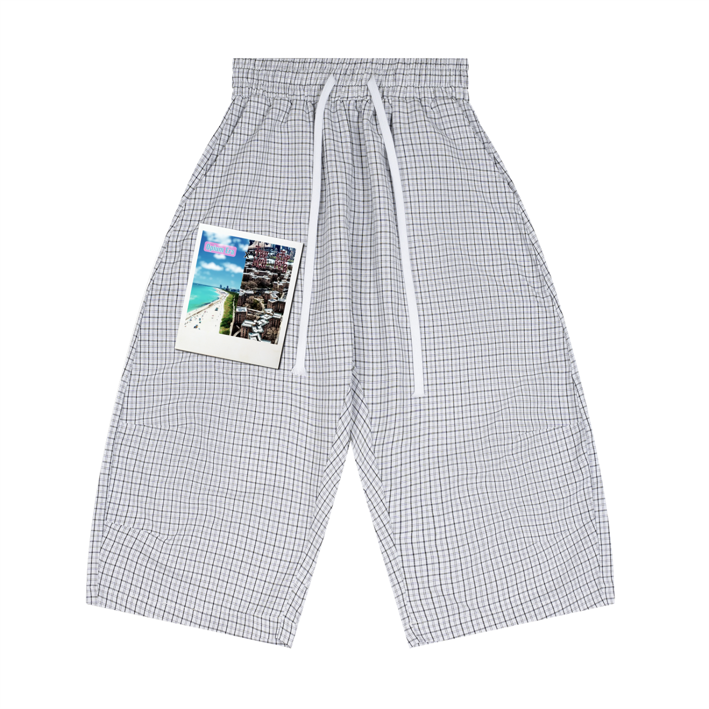 Opium Era Plaid Loose 3/4s Shorts