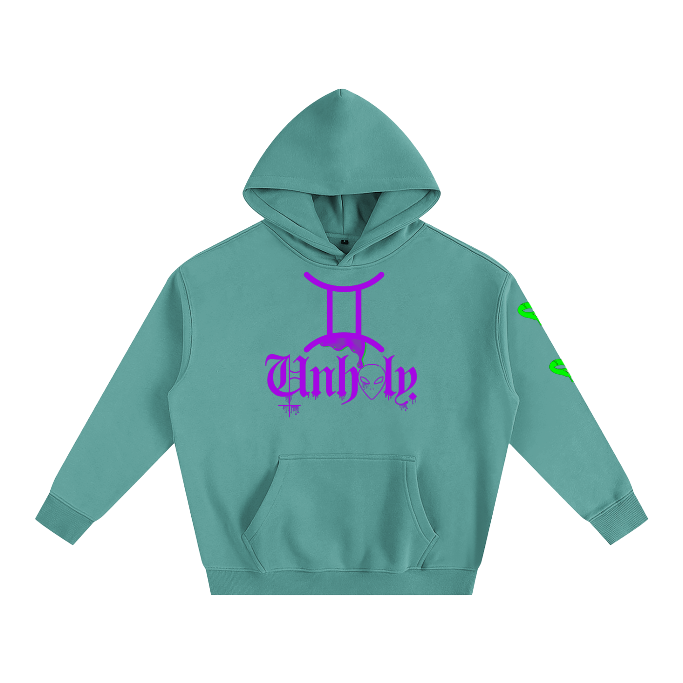 TrenchStepper x 2Unholy Oversize Drippin' Fleeced Hoodie
