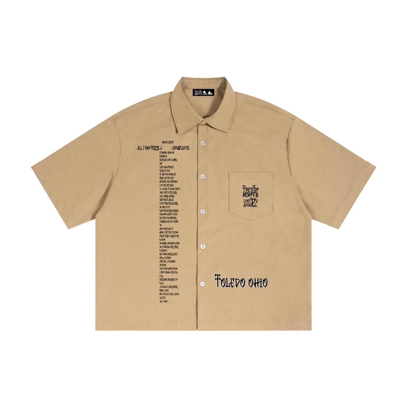 TrenchStepper MuziQ Button Down