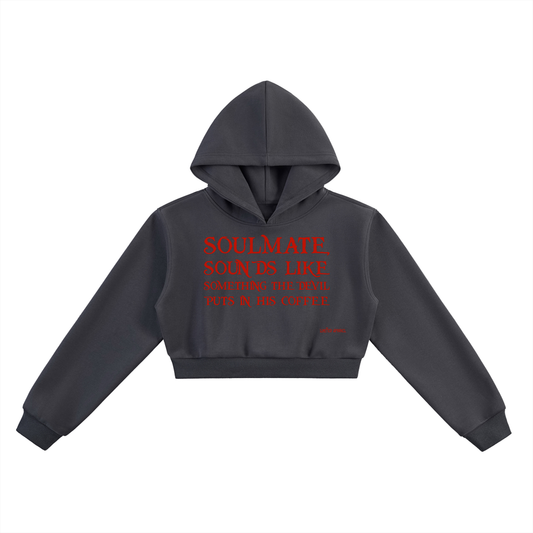 TrenchStepper x 2Unholy Cropped Hoodie