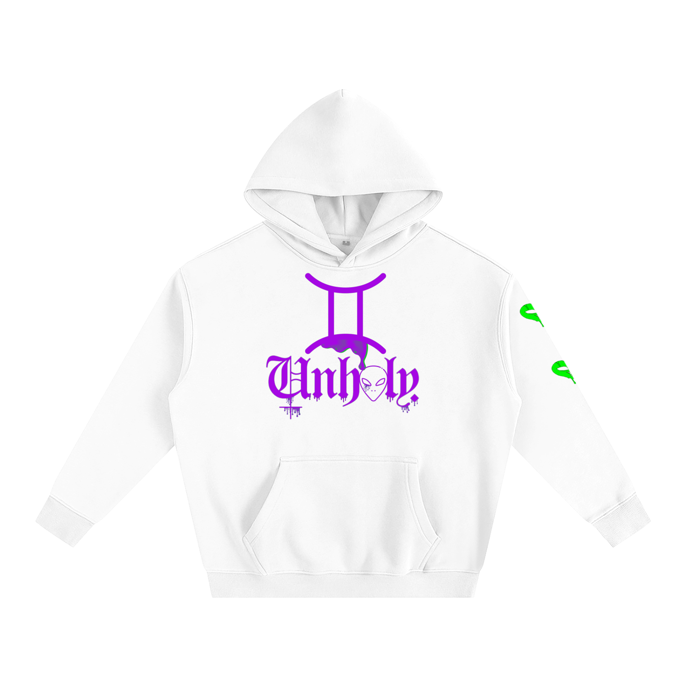 TrenchStepper x 2Unholy Oversize Drippin' Fleeced Hoodie