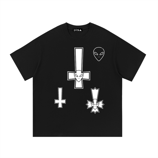 Stay Weird-TrenchStepper x 2Unholy Black Tee