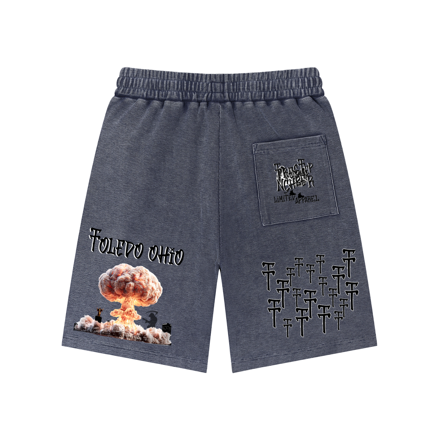 TrenchStepper No Time Waffle Knit Shorts