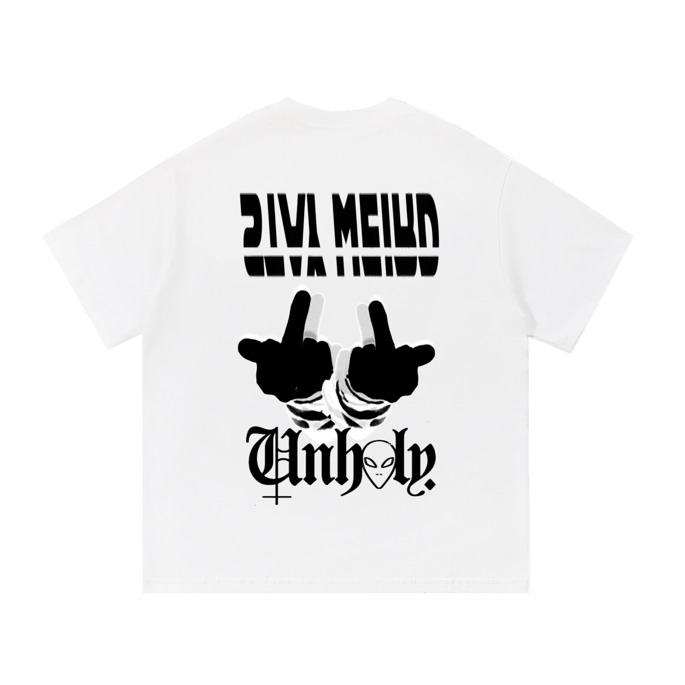 Stay Weird-TrenchStepper x 2Unholy White Tee