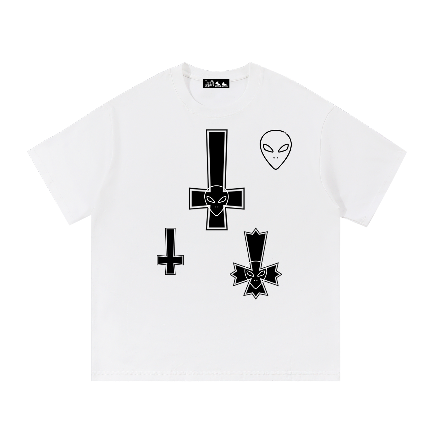Stay Weird-TrenchStepper x 2Unholy White Tee